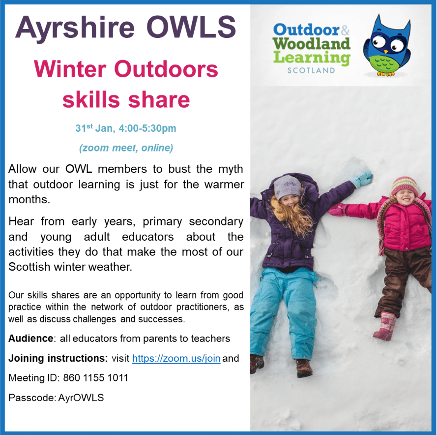 Ayrshire OWLs Winter Outdoor Skill Share