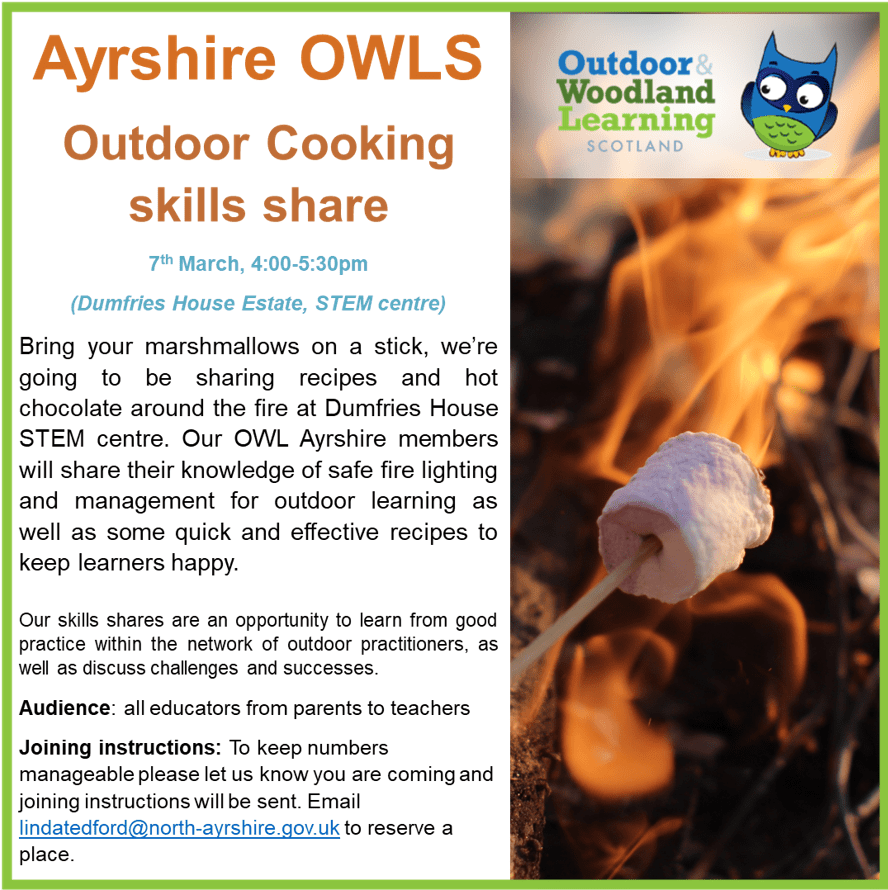 Ayrshire OWLS Outdoor Cooking Skill Share