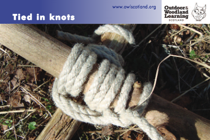 Woodland Learning Activity Postcards – Tied in Knots